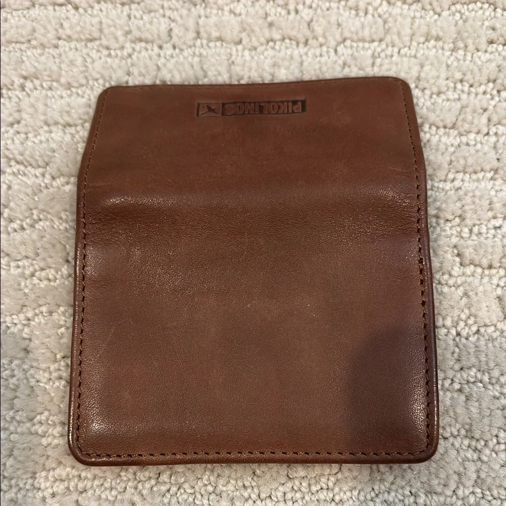 Pikolinos Brown Leather Wallet